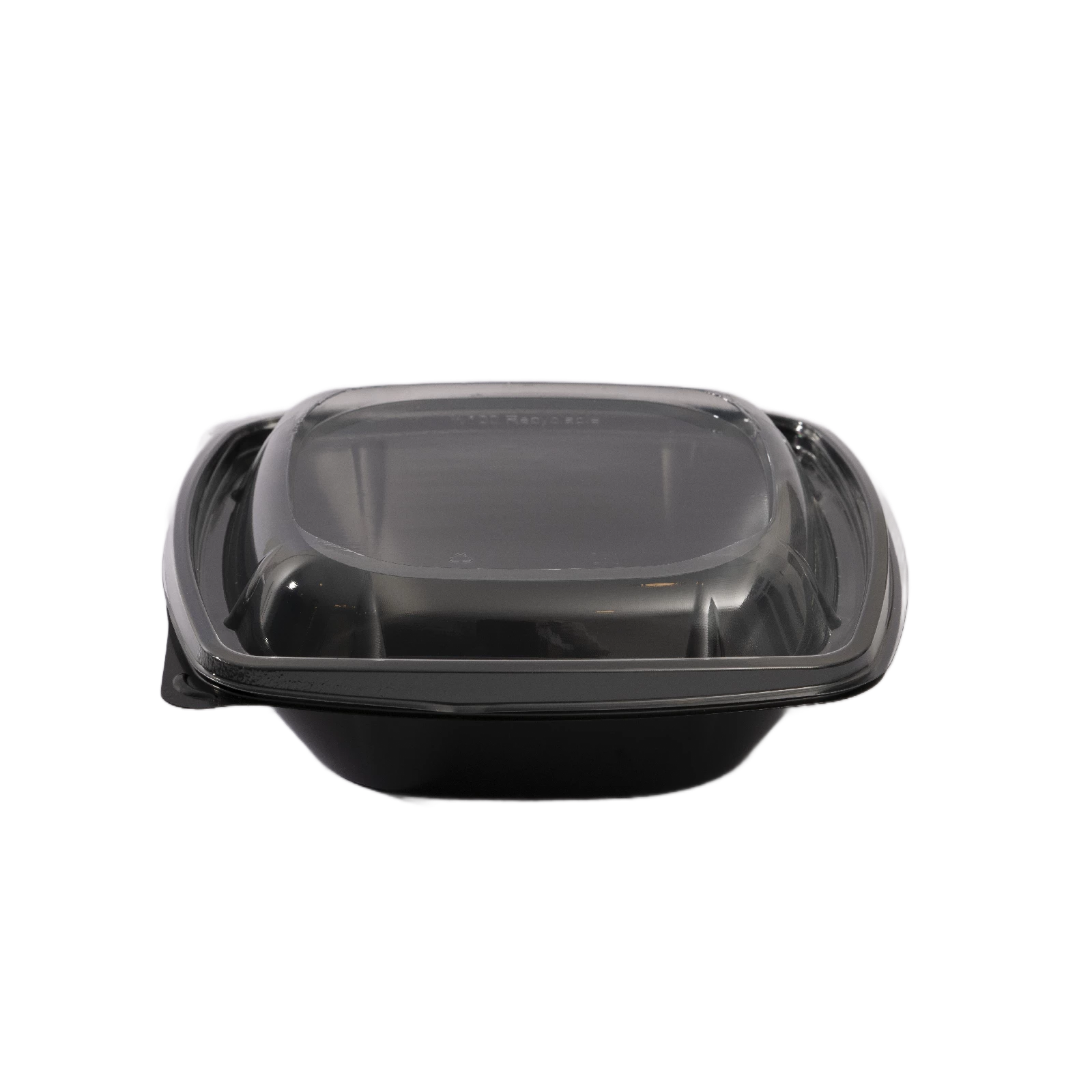 crna kvadratna posuda