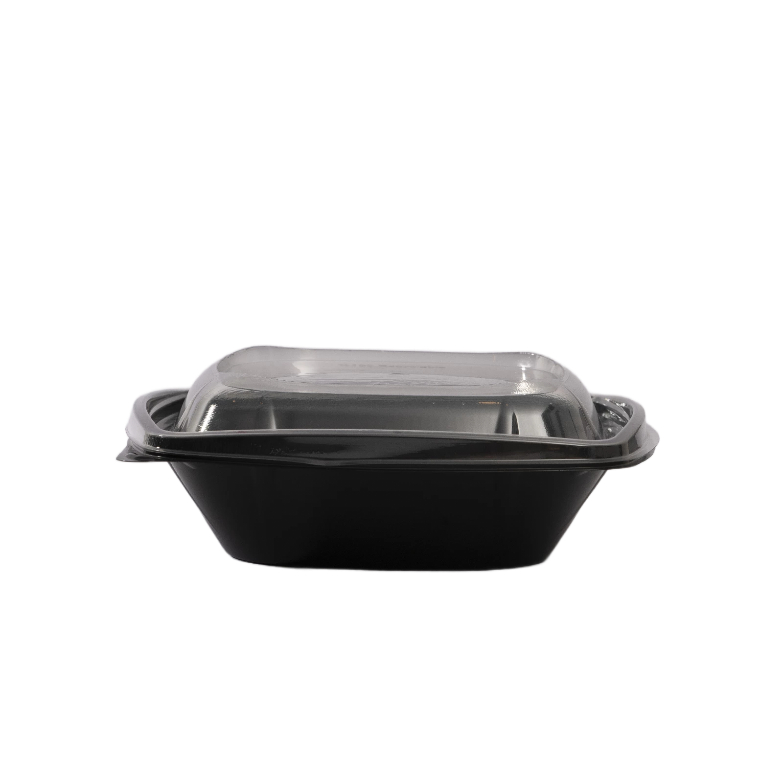 crna kvadratna posuda