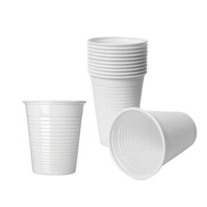 Bele plastične čaše 180cc